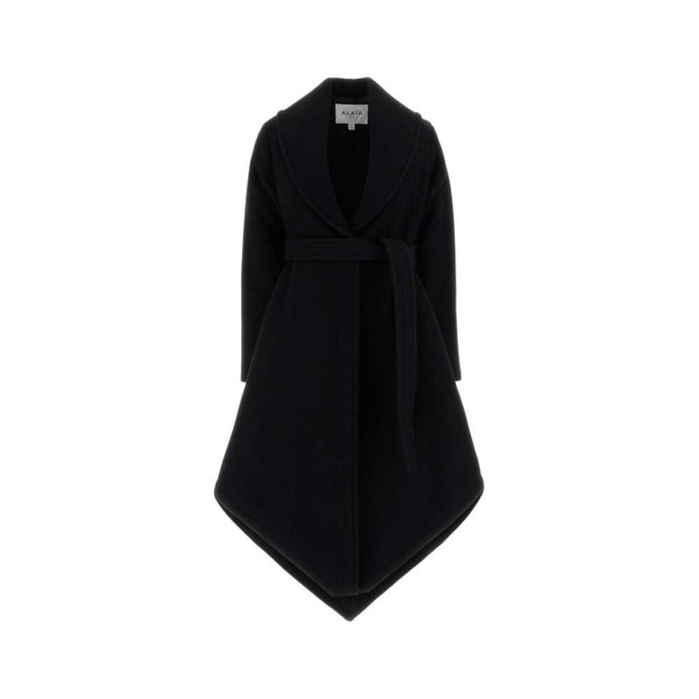 Alaia Women Black Wool Coat